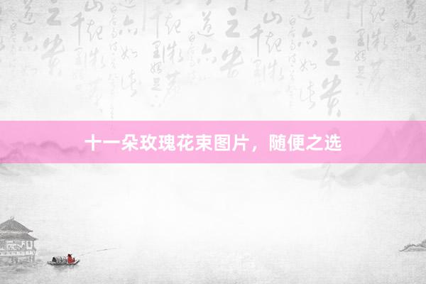 十一朵玫瑰花束图片，随便之选